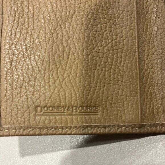 Dooney & Bourke Tan Leather Wallet - Picture 4 of 5